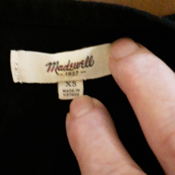 MADEWELL PEPLUM TOP XS - Picture 2 of 7